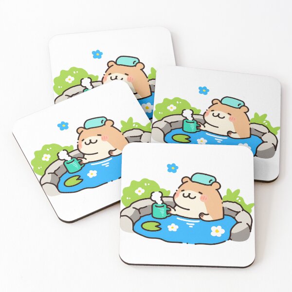 Item preview, A hamster soaking in a hot spring designed and sold by Elinotes.
