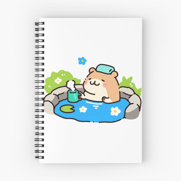 Item preview, A hamster soaking in a hot spring designed and sold by Elinotes.
