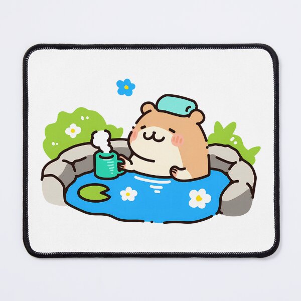 Item preview, A hamster soaking in a hot spring designed and sold by Elinotes.