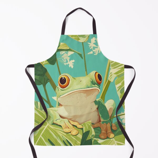 Item preview, Tropical Frog Jungle Vibes designed and sold by junkydotcom.