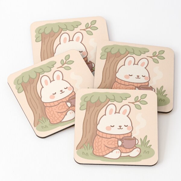 Item preview, Chunky Sweater Bunny – Wholesome Woodland Art designed and sold by Calm Design Studio.