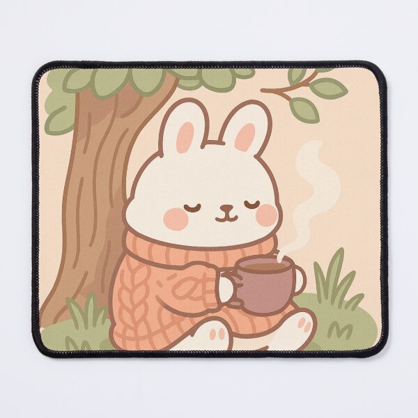 Item preview, Chunky Sweater Bunny – Wholesome Woodland Art designed and sold by Calm Design Studio.