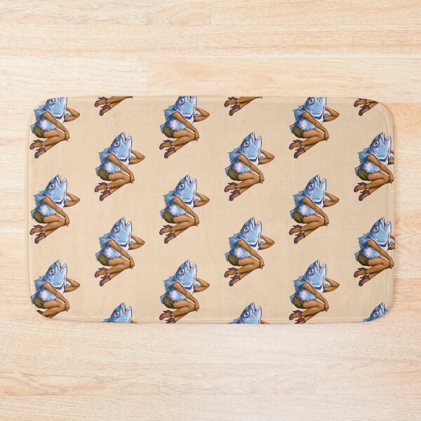 Item preview, Fin-up Girl - Blue Moki designed and sold by OhNoLars.