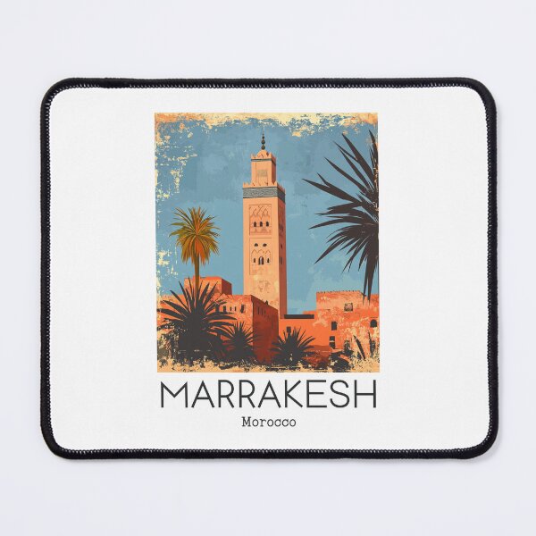 Item preview, A Vintage Illustration of Marrakesh - Morocco  designed and sold by GoodOldVintage.