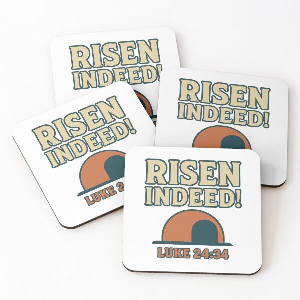 Item preview, Risen Indeed! – Luke 24:34 Miracle of Resurrection & Divine Promise designed and sold by ebocraft.