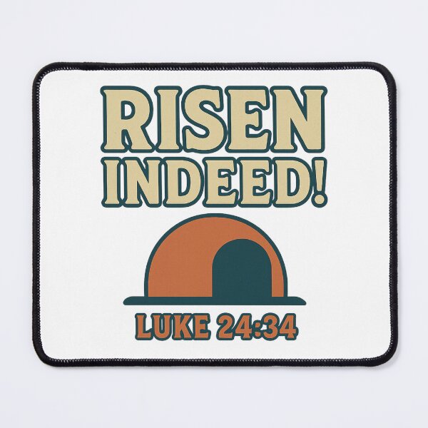Item preview, Risen Indeed! – Luke 24:34 Miracle of Resurrection & Divine Promise designed and sold by ebocraft.