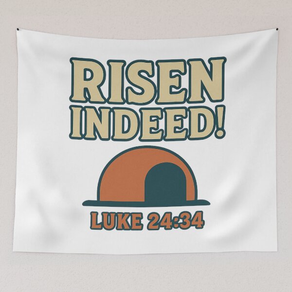 Item preview, Risen Indeed! – Luke 24:34 Miracle of Resurrection & Divine Promise designed and sold by ebocraft.