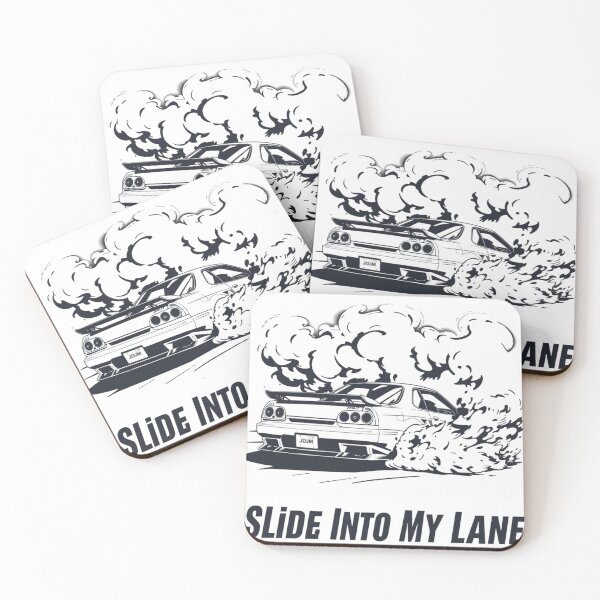 Item preview, Slide Into My Lane – JDM Drift Tee designed and sold by Fiercest128.