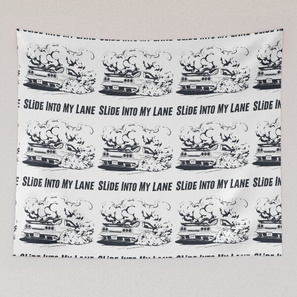 Item preview, Slide Into My Lane – JDM Drift Tee designed and sold by Fiercest128.