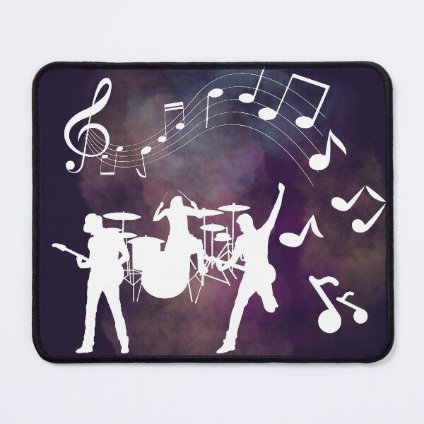 Item preview, Music notes falling - music band white designed and sold by LiskoDesign.