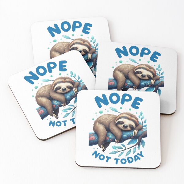 Item preview, Lazy Day Vibes: Sloth Mode Activated designed and sold by Catnip-Quests.