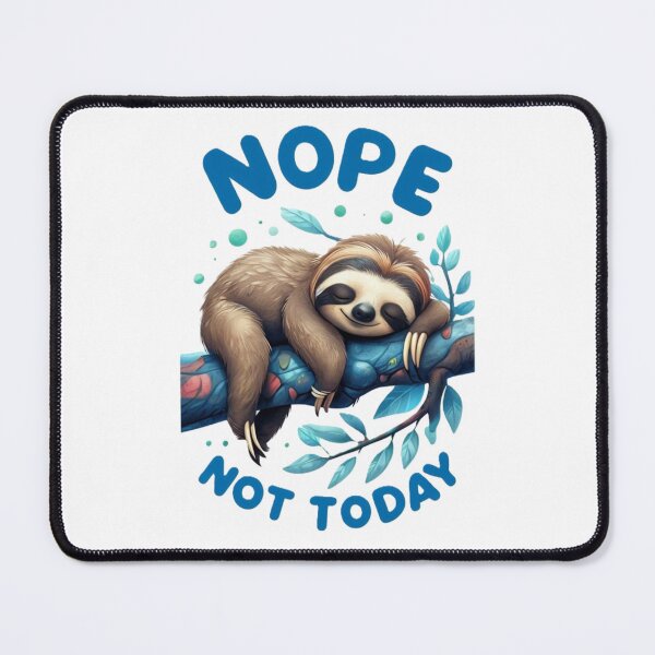 Item preview, Lazy Day Vibes: Sloth Mode Activated designed and sold by Catnip-Quests.