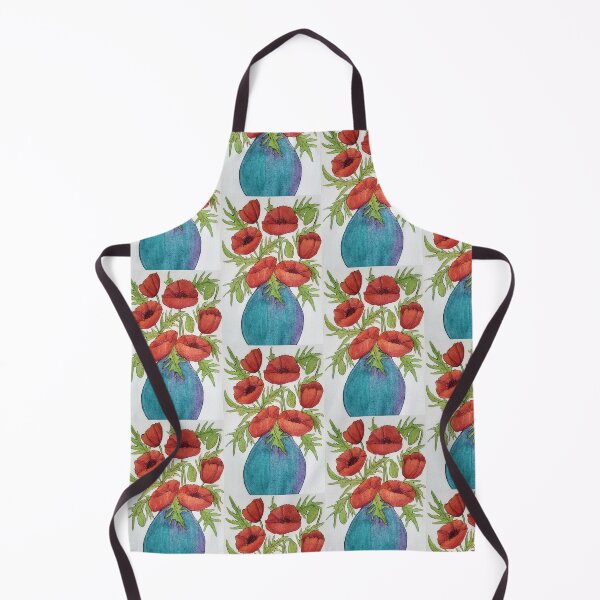Item preview, Poppy in vase  designed and sold by Paintedhues.