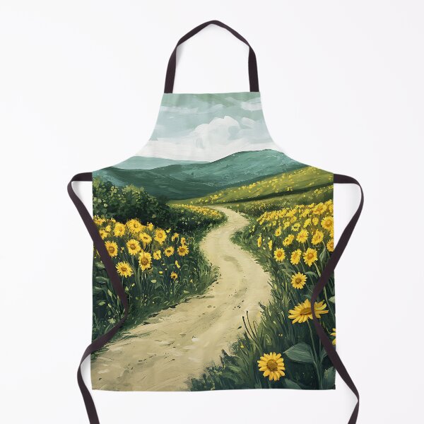 Item preview, Rural Cottagecore: Sunflower Field Dirt Road designed and sold by bapupa.