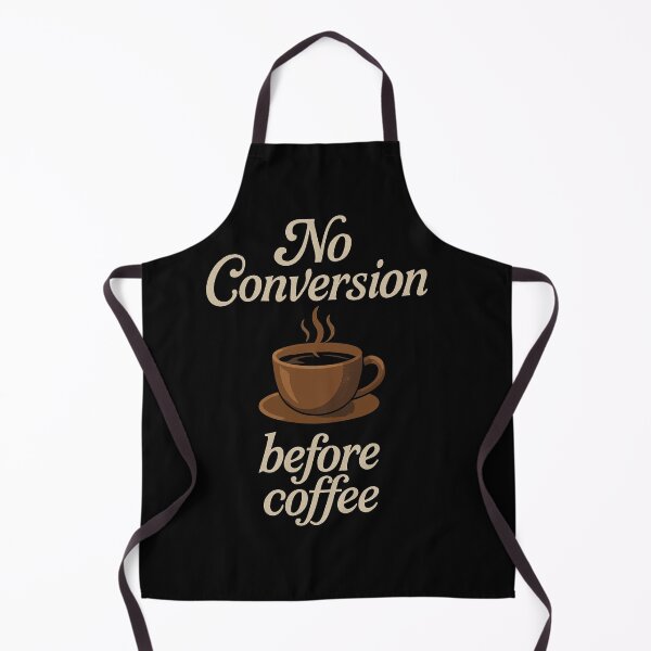 Item preview, No Conversion Before Coffee – Funny Caffeine Coder Quote Design designed and sold by MAF_Merch.