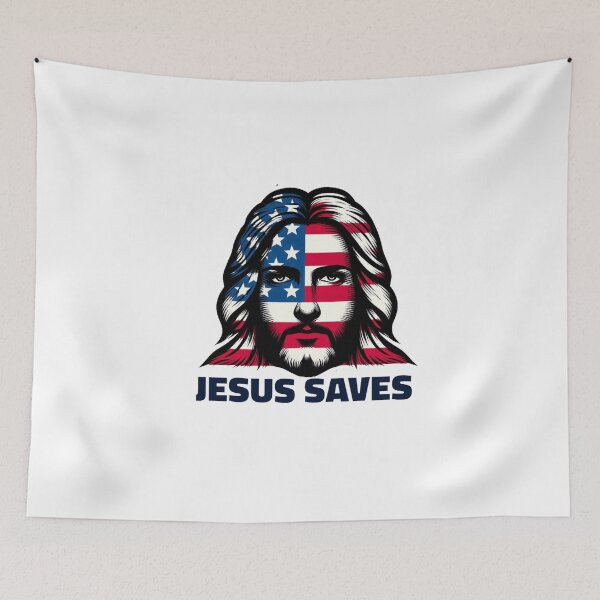 Item preview, Jesus Christ Saves - Christian Fellowship designed and sold by urbanriot.
