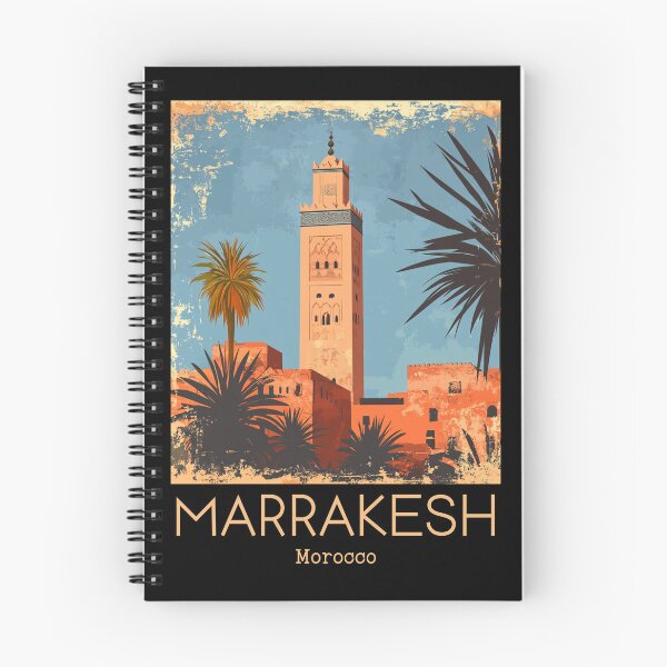 Item preview, A Vintage Illustration of Marrakesh - Morocco  designed and sold by GoodOldVintage.