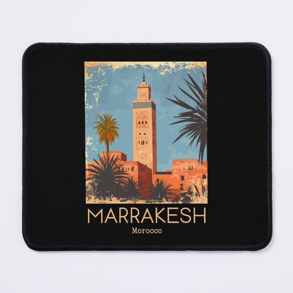 Item preview, A Vintage Illustration of Marrakesh - Morocco  designed and sold by GoodOldVintage.