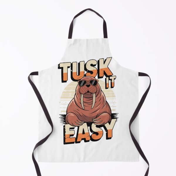 Item preview, Tusk It Easy Retro Walrus Chill Design designed and sold by WildlifeInc.