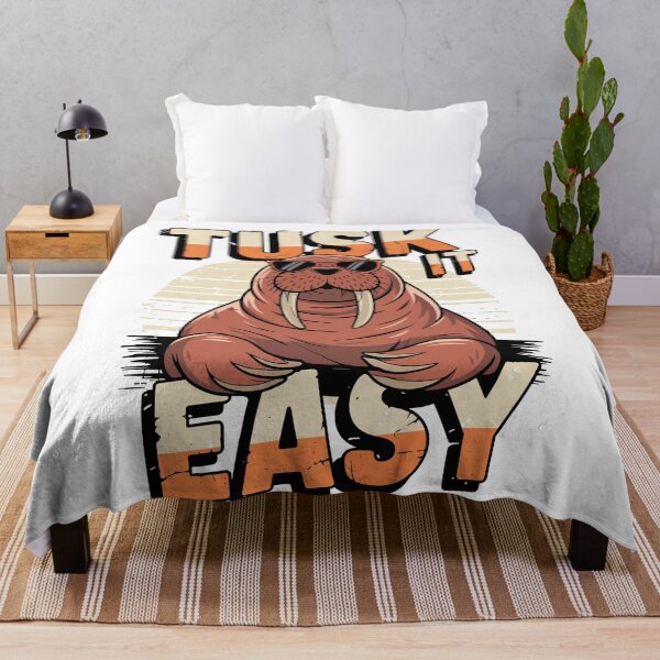 Item preview, Tusk It Easy Retro Walrus Chill Design designed and sold by WildlifeInc.