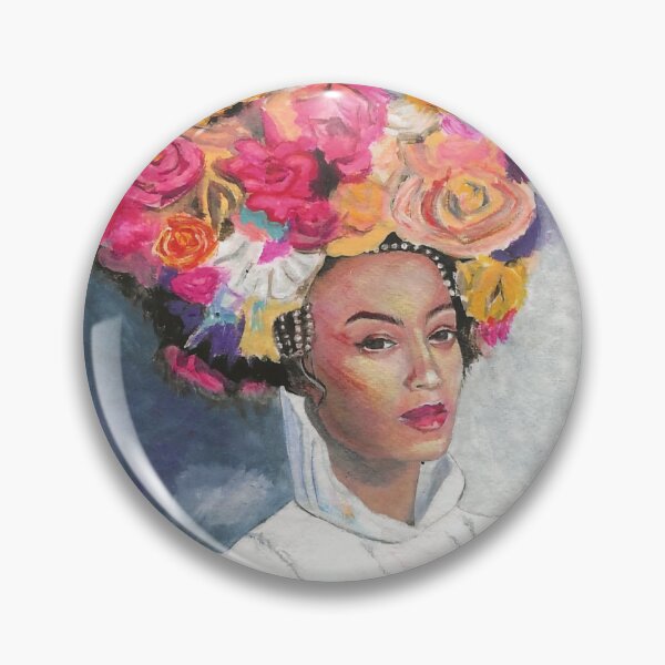 Item preview, Floral lady designed and sold by SasandFlo.