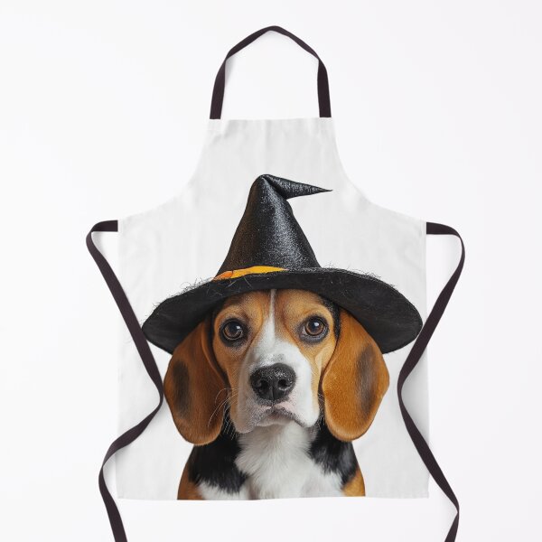 Item preview, Beagle Dog Wearing Halloween Witch Hat designed and sold by LazyOwlStore.