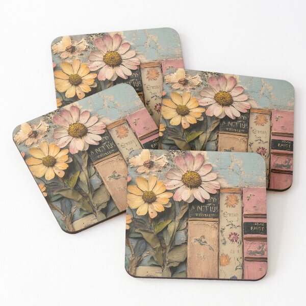 Item preview, Vintage Cottagecore: Old Books Pressed Blooms designed and sold by bapupa.