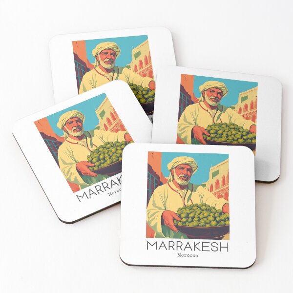 Item preview, A Vintage Illustration of Marrakesh - Morocco  designed and sold by GoodOldVintage.