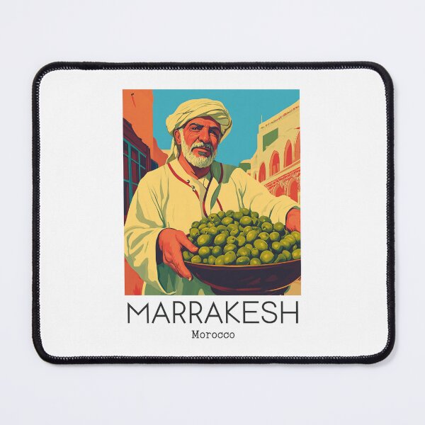 Item preview, A Vintage Illustration of Marrakesh - Morocco  designed and sold by GoodOldVintage.