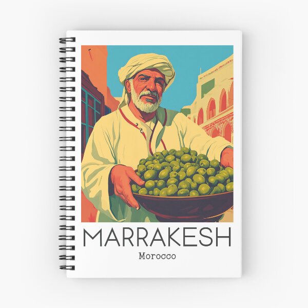 Item preview, A Vintage Illustration of Marrakesh - Morocco  designed and sold by GoodOldVintage.