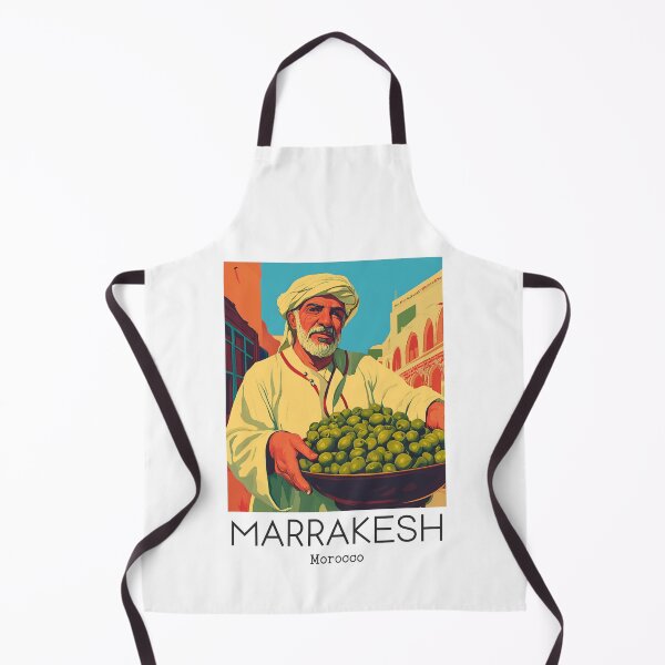 Item preview, A Vintage Illustration of Marrakesh - Morocco designed and sold by GoodOldVintage.