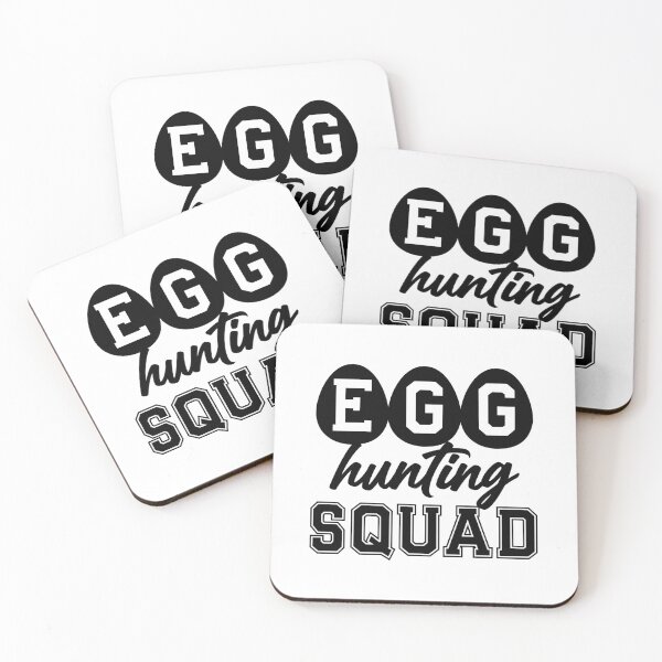 Item preview, Bold Letter Egg Hunting Squad Sticker designed and sold by BubiStudio.
