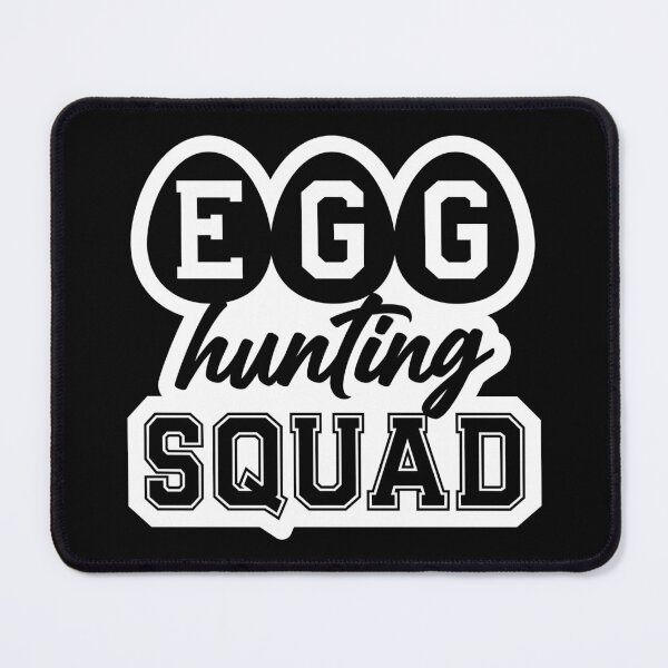 Item preview, Bold Letter Egg Hunting Squad Sticker designed and sold by BubiStudio.
