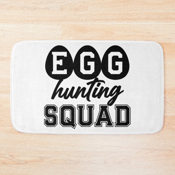 Item preview, Bold Letter Egg Hunting Squad Sticker designed and sold by BubiStudio.