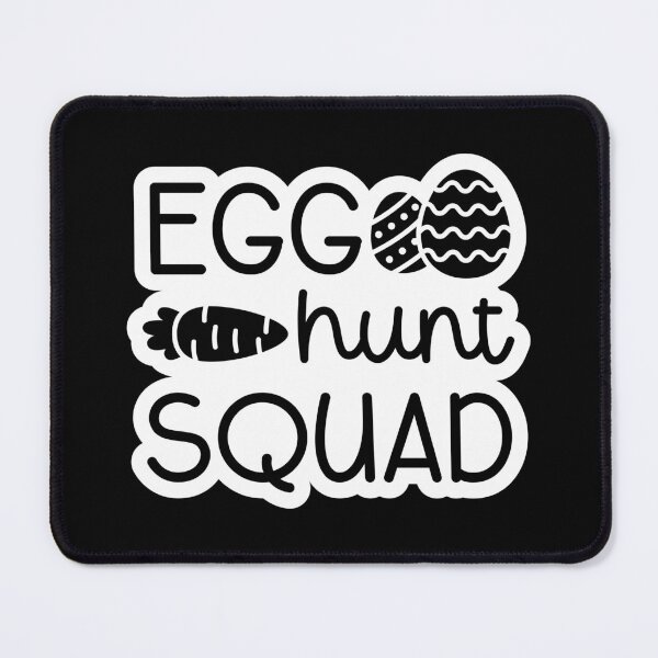 Item preview, Egg Hunt Squad with Carrot and Eggs Sticker designed and sold by BubiStudio.