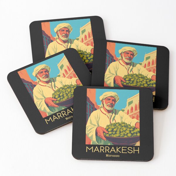 Item preview, A Vintage Illustration of Marrakesh - Morocco  designed and sold by GoodOldVintage.