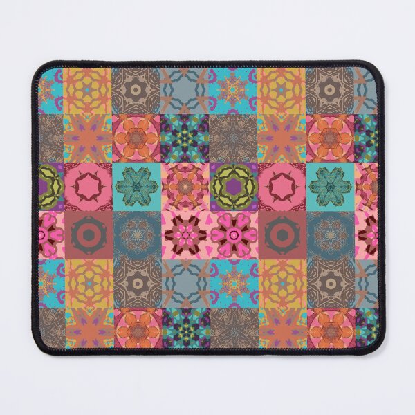 Item preview, A colorful patchwork design with a harmonious color palette, including the colors of 2025 designed and sold by Prem-Adri.