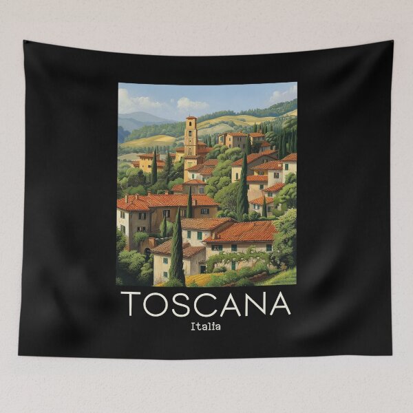 Item preview, A Vintage Illustration of Toscana - Italia  designed and sold by GoodOldVintage.