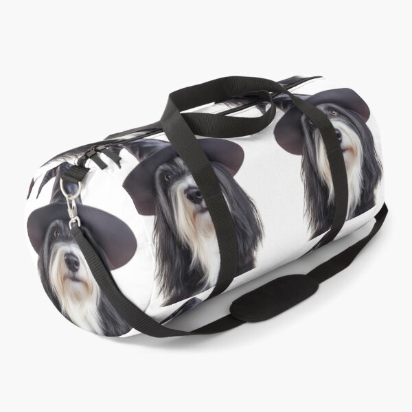 Item preview, Bearded Collie Dog Wearing Halloween Witch Hat designed and sold by LazyOwlStore.