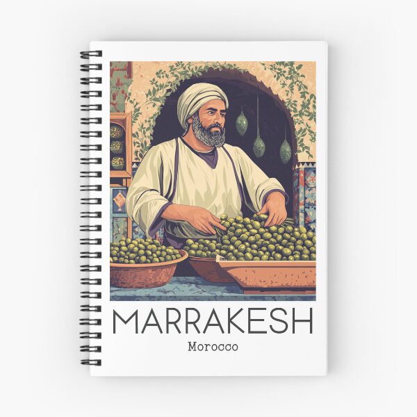 Item preview, A Vintage Illustration of Marrakesh - Morocco  designed and sold by GoodOldVintage.
