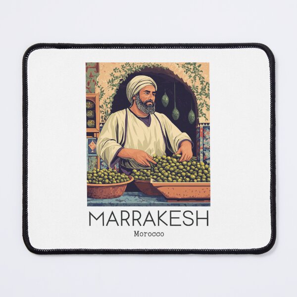 Item preview, A Vintage Illustration of Marrakesh - Morocco  designed and sold by GoodOldVintage.