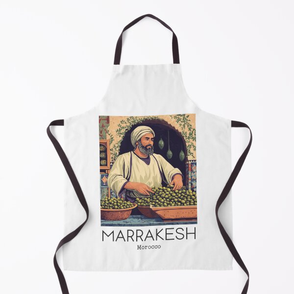 Item preview, A Vintage Illustration of Marrakesh - Morocco designed and sold by GoodOldVintage.