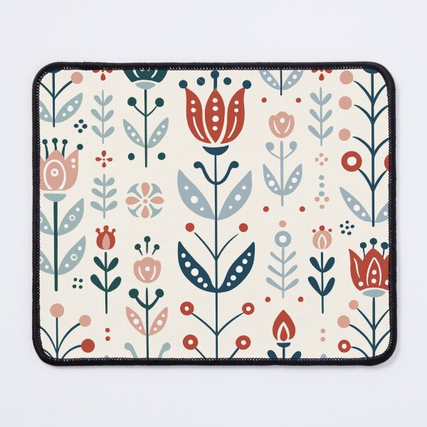 Item preview, Scandinavian Folk Flowers designed and sold by RebeckaWi.