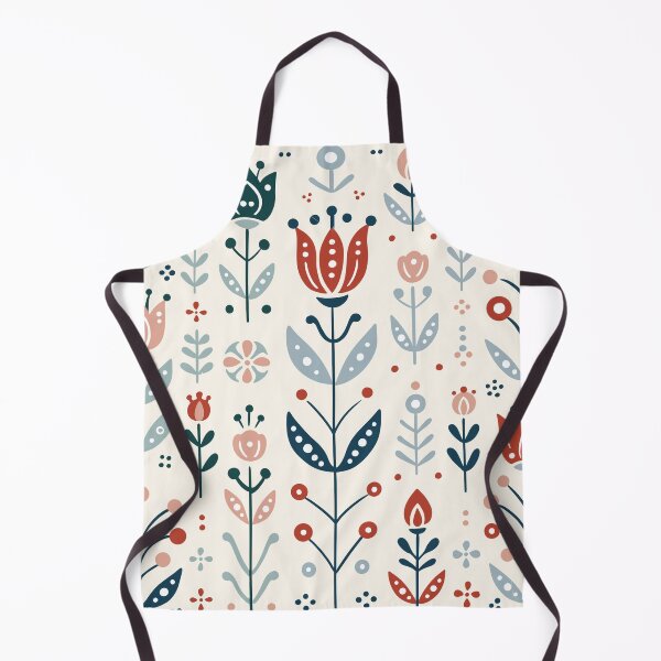 Item preview, Scandinavian Folk Flowers designed and sold by RebeckaWi.