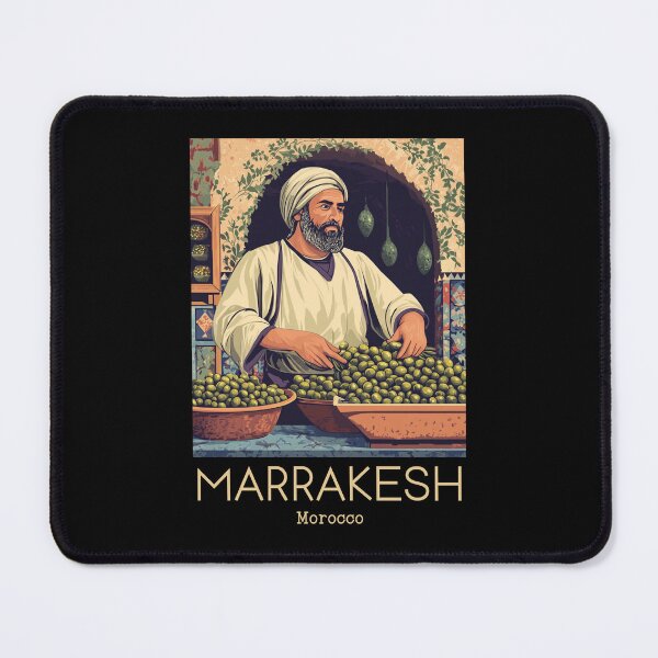 Item preview, A Vintage Illustration of Marrakesh - Morocco  designed and sold by GoodOldVintage.