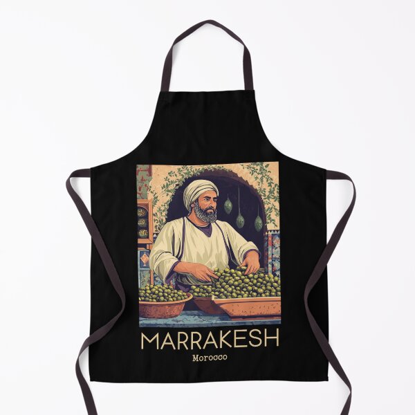 Item preview, A Vintage Illustration of Marrakesh - Morocco designed and sold by GoodOldVintage.