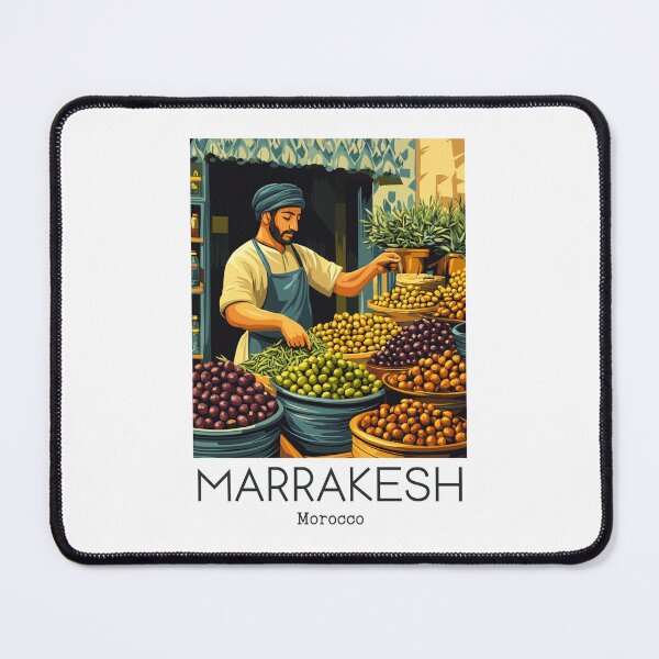 Item preview, A Vintage Illustration of Marrakesh - Morocco  designed and sold by GoodOldVintage.