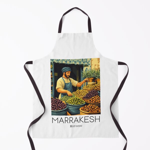 Item preview, A Vintage Illustration of Marrakesh - Morocco designed and sold by GoodOldVintage.