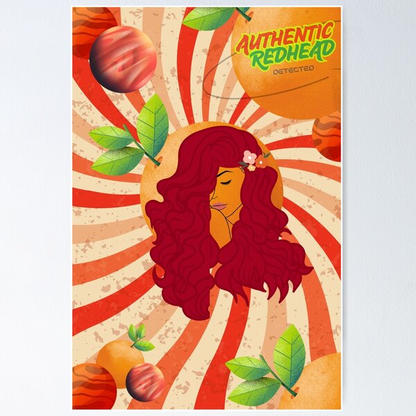 Item preview, Redhead Vintage Groovy Girl designed and sold by ShaniaBright.