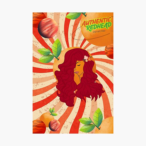 Item preview, Redhead Vintage Groovy Girl designed and sold by ShaniaBright.